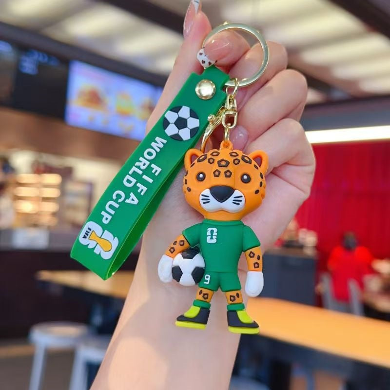 FIFA World Cup 2026 Schlüsselanhänger – 3D Maskottchen & WM Pokal Anhänger